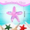 Amabro 6PCS Starfish Hair Accessories: Glitter Hair Claw Barrettes, Sequin Headpieces, and Sea Star Alligator Clips for Women, Girls, and Brides