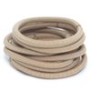 La Tartelette 4 mm Elastic Bands Hair Ties Children Rubber hair headbands - 20 Pcs (Beige)