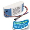 Chanzon LED Driver 600mA (Constant Current Output) 18V-34V (In: 100-240V AC-DC) (6-10)x3W 18W 20W 21W 24W 27W 30W Power Supply 600 mA Lighting Transformer for High Power 20 W COB Chips (Plastic Case)