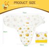 Reborn Baby Dolls Diapers & Swaddle Blanket & Hat for 17-22 inch Reborn Dolls Clothes Accessories 3 Pcs Set