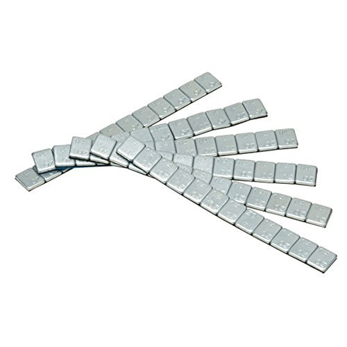 Pit Posse Professional Adhesive Stick On Wheel Weights 1/4oz (0.25oz) for Motorcycle, ATV, Car, SUV, Truck - Low Profile Wheel Balancing Weights with Easy-Peel OEM Quality 6 Strips (72 pcs) (Silver)