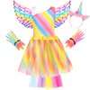 LIMIROLER Princess Dress Up Clothes for Little Girls Princess Role Play Costume Gift Set 25 Pcs Pretend Toys Kit for Toddlers Girls Aged 3-6 Years Old