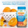 Emergen-C Immune+ Immune Gummies, Vitamin D plus 750 mg Vitamin C, Immune Support Dietary Supplement, Caffeine Free, Gluten Free, Super Orange Flavor - 45 Count