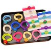 Wenlly 10 Pieces candy color hair ties, hair scrunchies, elastic ponytail holders, hair accessories