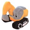 YUDONG Excavator Plush Toy,10" Soft Excavator Stuffed Construction Toy,for Children's Birthday, Christmas, Party Gifts(Yellow) (Yellow, 10”)