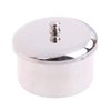 PIAOPIAONIU 3 Pieces Nail Art Equipment Cup Bowls Stainless Steel Acrylic Liquid Powder Cup Stainless Steel Nail Powder Holder Container with Lids for Nail Art Tools