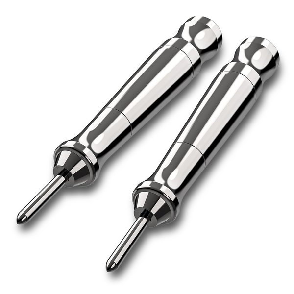 Tatopith 2Pack- 4.5-Inch Automatic Center Punch ，Super Strong Center Punch，Spring Punch, Adjustable Impact Spring Loading Center Stamping Tool，Can Be Used In Materials Such As Metal, Ceramic Tiles