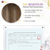 Moresoo Tape in Hair Extensions Human Hair,16 Inch 10 Pcs 25 Gram,#4/10/16 Brown to Gold Brown with Golden Blonde, Seamless Hair Extensions Fashion