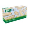 BRIO World 33401 Beginner's Expansion Pack | 11-Piece Kids Wooden Train Track Set | Enhances Motor Skills | Compatible with All Train Sets | Certified Sustainable Wood | Perfect for Ages 3+