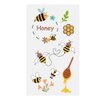 24 Sheets Bumble Bee Temporary Tattoos, Birthday Decorations Bee Party Favors