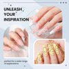 SUPWEE Solid Builder Gel for Nails - 3D Nail Art Gel Clear Non-Stick Hand Hard Gel for Carving Patterns Decoration Nail Art Emboss Nail Extension Gel for Nails Manicure DIY at Home 14g(0.49fl oz)