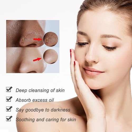 Grospe Volcanic Mud Bubble Mask,Deep Cleansing Bubble Mud Clay Foam Mask for Blackhead Removal Pore Cleansing and Skin Rejuvenation,1Piece