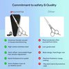 Suvorna Hair Cutting Scissors for Professionals, Barbers - Hair Shears for Cutting, Trimming, Grooming, Precision - Extremely Sharp Razor Edge - Made With 6.5" Japanese Stainless Steel for Men, Women.