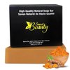 Simret Beauty Turmeric Soap Bar - Natural Face & Body Cleanser with Turmeric & Charcoal for Acne, Dark Spots, and Skin Brightening, Organic, Cruelty-Free, Sulfate-Free, 4.2 oz