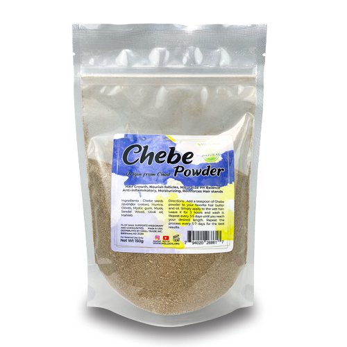 Well's Herb Dried Chebe(Powder) | 5.3 oz. | 100% Natural | Perfect for Herbal-Infused Hair Oil | For Hair & Skin Oil DIY | Chebe Herb