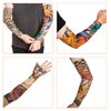 HOVEOX 18Pcs Tattoo Sleeves Temporary Tattoo Arm Sleeves Fake Tattoo Sleeves Temporary Tattoo Sleeves Arm Sleeves for Men Women