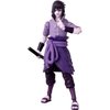 BANDAI Anime Heroes Action Figure Uchiha Sasuke Rinnegan/Mangekyo Sharingan | 17cm Sasuke Figure with Extra Hands and Accessories | Naruto Shippuden Anime Figure Action Figures for Boys and Girls