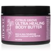 Ora's Amazing Herbal Ultra Healing Body Butter, Intensive Moisturizer For Dry Skin, Marjoram & Bergamot Essential Oil, 8 oz, Citrus Grove Scent