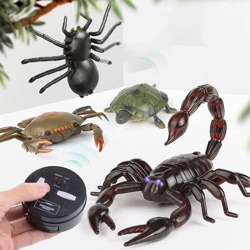 RC Scorpion Remote Crawling Toy, Electric Luminous Scorpion Robot Toy, Bionic Pet Model Children Boy Tricky Toy