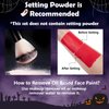 Halloween Joker Clown Makeup Kit - Joker Make Up Kit Includes White Red Black Blue Oil Based Face Body Paint and 20g Green Temporary Hair Color Wax, Powder Puff and 2 Blue Brushes, for Joker Cosplay
