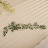 Sither Crystal Headband for Women Bridal Headband for Wedding Party Boho Headband Hair Accessories Headpiece for Bride for Halloween Prom Gift (green)