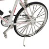 Pssopp Bike Model Mountain Bike Toy, Metal Bike Model Mini Model Ornament Desktop Decoration, 4.5 x 7.7in