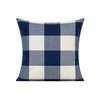 VAKADO Dark Blue White 20x20 inch Decorative Throw Pillow Covers Farmhouse Retro Buffalo Plaid Checkered Cushion Cases Home Décor Set of 2 for Couch Sofa Patio Outdoor