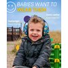 Vanderfields Baby Ear Protection Noise Cancelling Headphones for Babies, Toddlers, Infants 3 months to 2 years,Dinosaur Club