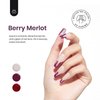 Beetles Gel Nail Polish Set, 6 Pcs Gel Nail Polish Kit Purple Brown Red Glitter Gel Polish Soak Off Nail Uv Light Gel Kit Nail Art DIY Home for Women Girl