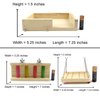 Wooden Platform Ladder Stand Swing Climbing Biting Toy for Mouse Chinchilla Rat Gerbil and Dwarf Hamster Climbing Toy (M)