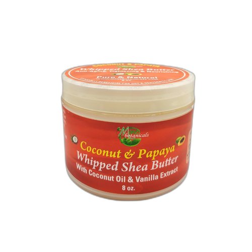 Mine Botanicals Coconut & Papaya Whipped Shea Butter with Coconut Oil & Vanilla Extract