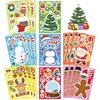 24 Sheets Snowman Stickers Make Your Own Stickers Party Favors Make A Snowman Stickers for Kids Party Favors,Classroom Rewards, Themed Art Craft Supplies (Snowman)
