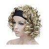 Lydell 12" Super Curly Wigs Blonde mix Synthetic Headband Wigs (27T613 Blonde mix)