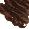 Chocolate Brown Bundles Human Hair Color #4 Body Wave Bundles Brazilian Unprocessed Virgin Human Hair 3 Bundles 28 28 28 Inch Reddish Brown Bundles Hair Weave