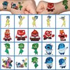 40Sheets Inside Out Temporary Tattoos for Kids, Birthday Party Favors, Cartoon Inside Out Decoration Sticker Gifts for Girl Boys Home Activity Class Prizes Carnival Christmas Rewards