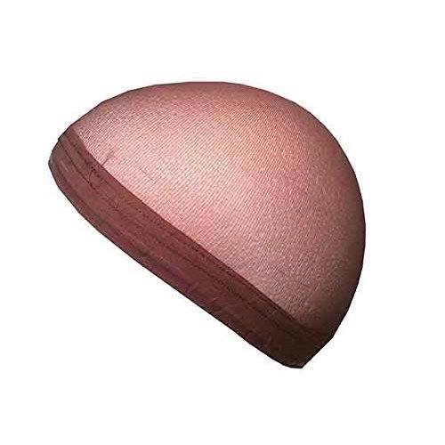 Premium Stocking Wig Cap with Non-Slip Silicone Strip (Medium Brown)