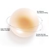 Adhesive-Free Nipple Covers for Women Reusable Breast Pasties Ultra Thin Invisible silicone bra Beige