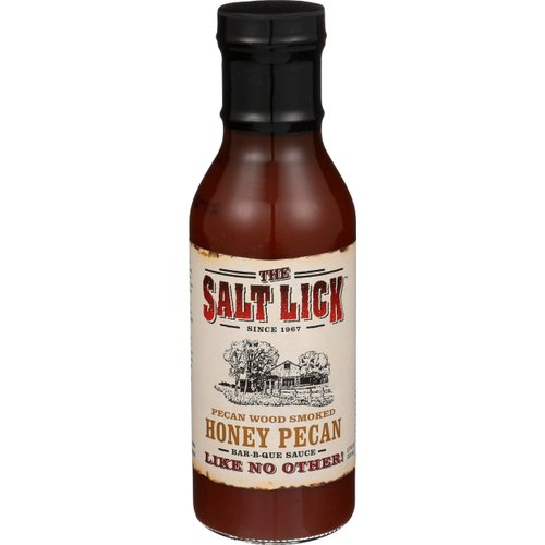 Salt Lick, Honey Pecan BBQ Sauce, 12 oz