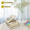 nicknack 3D Wooden Puzzle Model Kits Assembly Wood Piano Toy Mechanical Music Model Wooden Puzzle for Teens and Adults