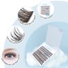 Colored Brown Lash Clusters 84 Pcs Cluster Lashes Brown Eyelash Clusters DIY Cluster Eyelash Extensions Lashes Natural Look Individual Lashes Soft and Comfortable(Sunny,C-8-16mix)