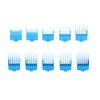 Supreme Trimmer Magnetic Guide Combs for Clippers | CMG100 Hair Clipper Guards, 10 Cutting Lengths | Blue