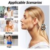 4Pcs Checkered Hair Claw Clips, Non-Slip Hair Jaw Clips for Thick, Thin, Curly, Straight, Long Hair, Simple Style Black and White Square Claw Clips, Women's Hair Accessories