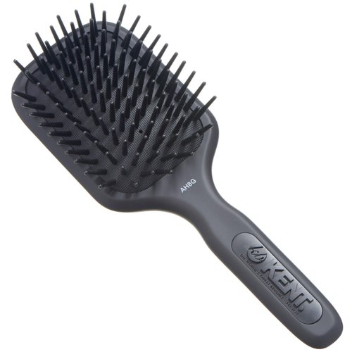 Kent AH8G Airhedz Cushion Paddle Brush - Hair Detangler and Growth Stimulator for Thick, Curly Hair