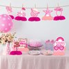Western Cowgirl Party Decorations, Cowgirl Honeycomb Centerpieces for Disco Bachelorette Party Birthday Party Decorations, Let's Go Girls Cowgirl Bachelorette Party Supplies