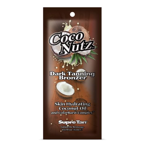 3 packets Coco Nutz Skin Hydrating Dark Bronze w/Coconut Oil .5z