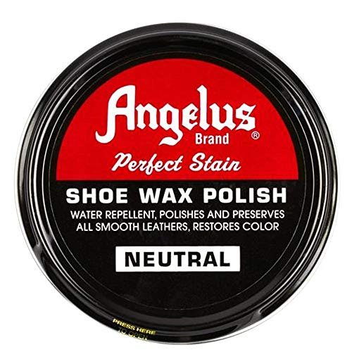 Angelus Brand Perfect Stain Shoe Wax Polish, 3 Fl.Oz, Neutral, Size 2.6 Oz