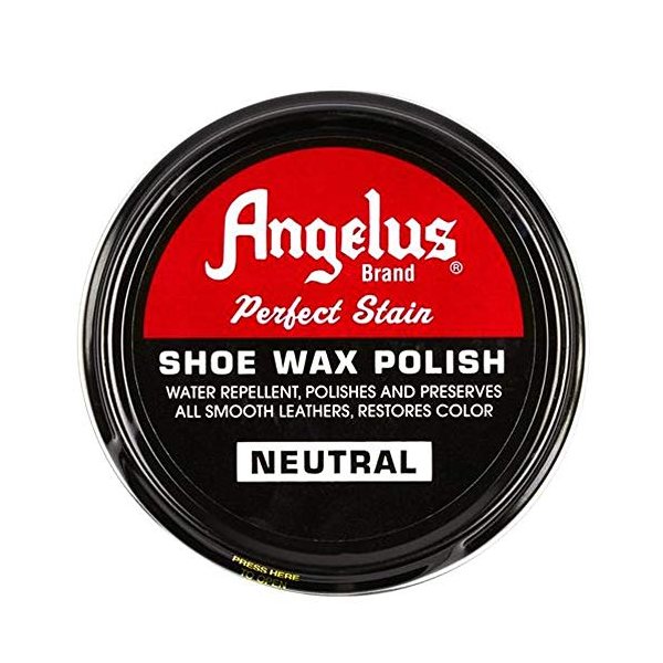 Angelus Brand Perfect Stain Shoe Wax Polish, 3 Fl.Oz, Neutral, Size 2.6 Oz