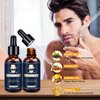 Beard Growth Kit - Beard Kit for Men with Beard Growth Oil (2 Pack), Beard Balm, Beard Comb, Beard Massager, Patchy Beard Growth, Unique Gifts for Men, Birthday Gifts for Him Boyfriend Husband Dad