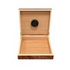 Prestige Import Group Chateau Small Cigar Humidor with Humidifier - Capacity: 20 Cigars - Color: Burl