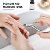 FVION Cuticle Clippers - Precision Cuticle Cutter, Extremely Sharp Cuticle Scissors, Stainless Steel Nail Cuticle Remover, Cuticle Nipper, and Professional Manicure Tool (4mm Jaw)